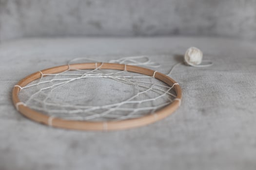 Making a dream catcher photo