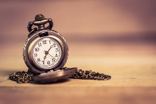 pocket watch  selective focus . Focus area are the dial of the clock picture style old image photo