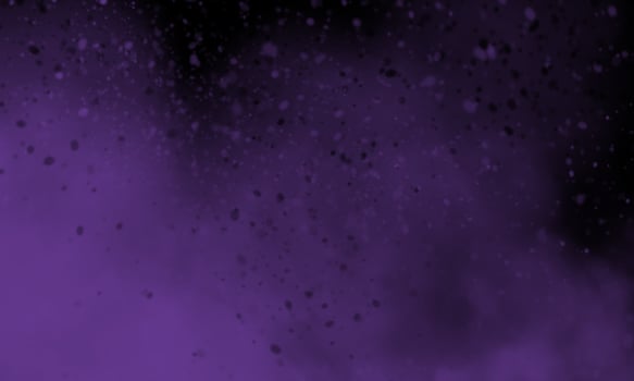 grape color smoke on black background photo