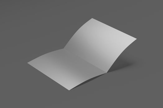 A5 Bifold Brochure Blank Mockups photo