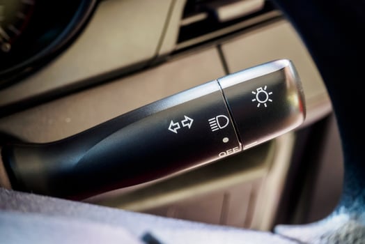 Car lighting control switch photo