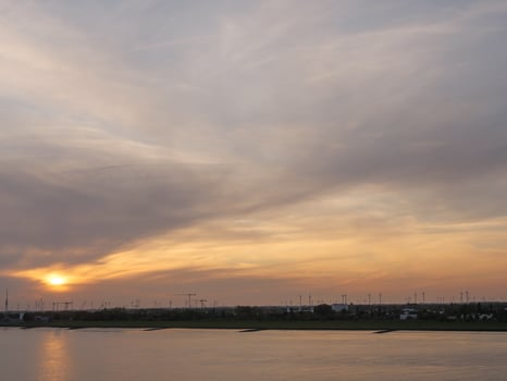 Hamburg and the Elbe river photo