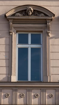 Prague window closeup photo
