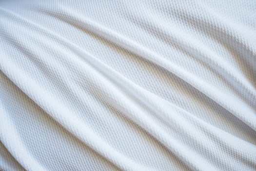 White football jersey clothing fabric texture sports wear background photo