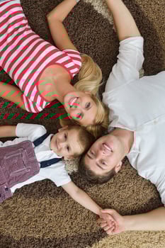 family at home photo