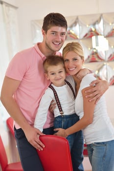 family at home photo