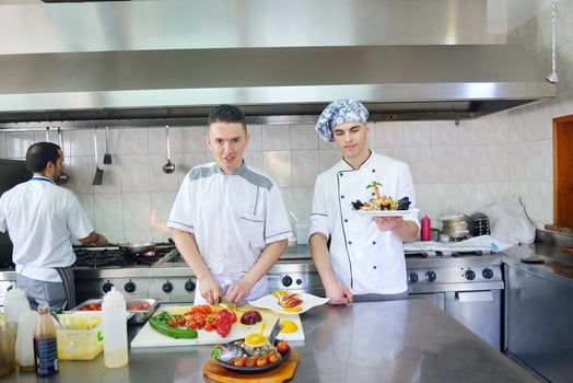 chef preparing food photo