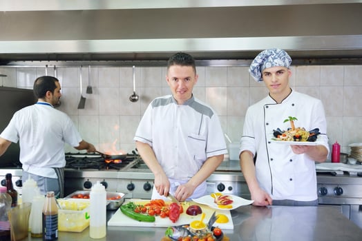 chef preparing food photo