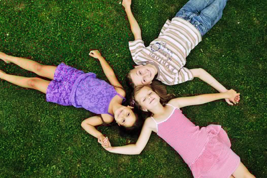 happy kids outdoor photo