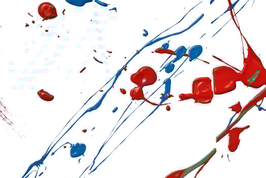 Paint on white surface photo