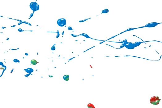 Paint on white surface photo