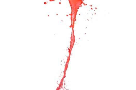 Colors on a white surface photo