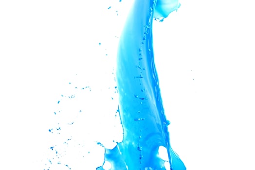 Colors on a white surface photo