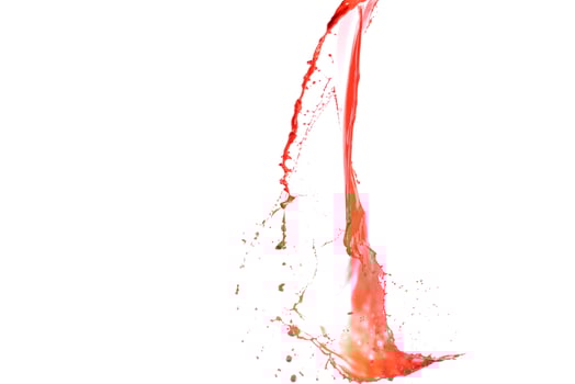 Colors on a white surface photo