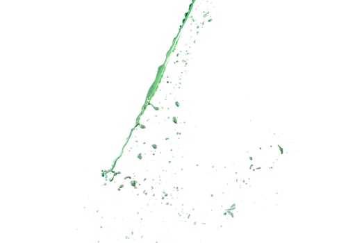 Colors on a white surface photo