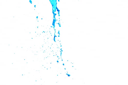 Colors on a white surface photo
