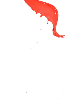 Colors on a white surface photo