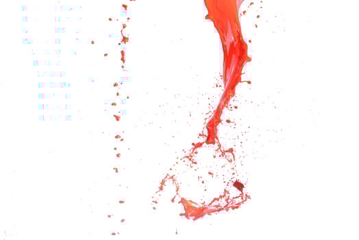 Colors on a white surface photo