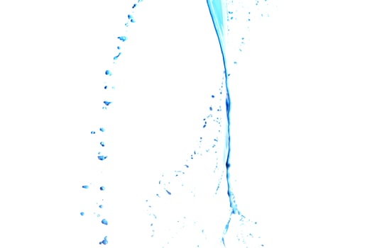 Colors on white surface photo