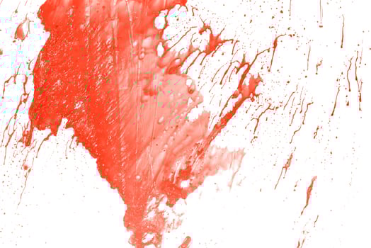 Colors on white surface photo