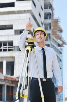 architect on construction site photo