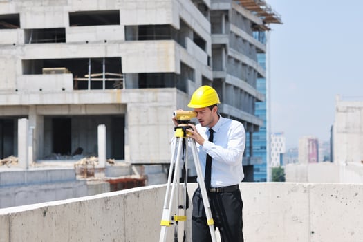 architect on construction site photo