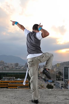 young break dancer photo