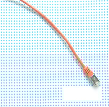 USB on dotted background photo