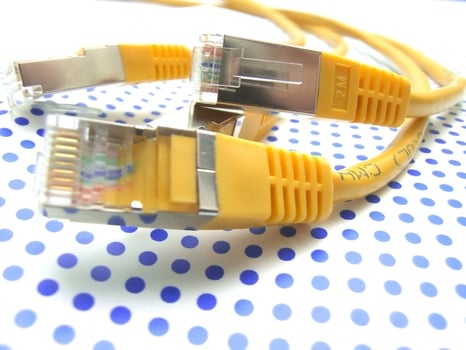 usb cable on table photo