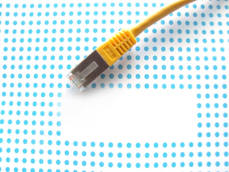 usb cable on table photo