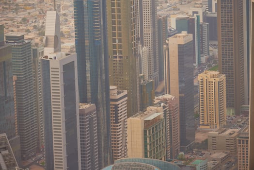 dubai downtown view photo
