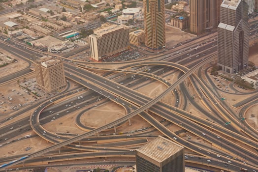 dubai downtown view photo