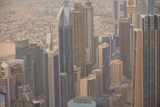 dubai downtown view photo