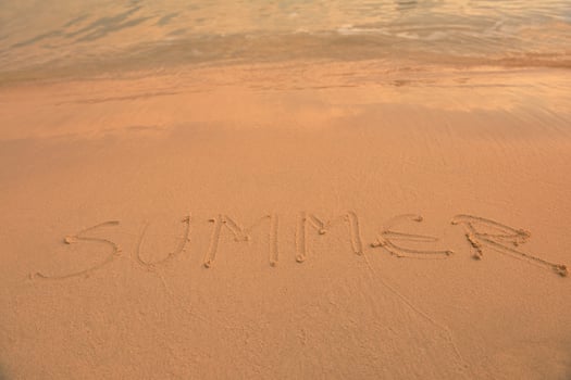 beach summer background photo