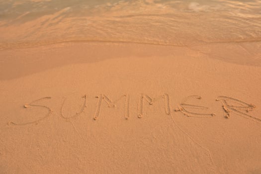 beach summer background photo