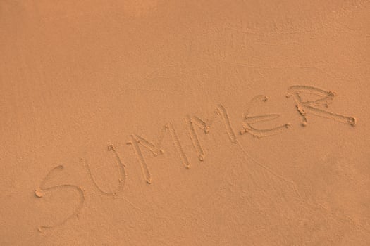 beach summer background photo