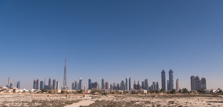 Panorama Dubai city photo
