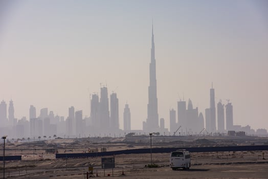 Panorama Dubai city photo