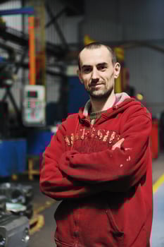 industry workers people in factory photo