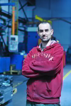 industry workers people in factory photo