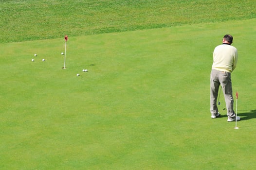 golf ball game photo