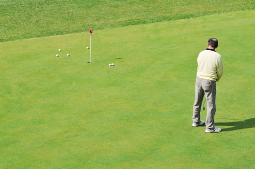 golf ball view photo
