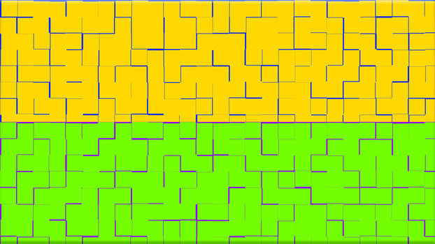 Creative design Green and yellow tiles background photo
