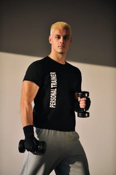 personal trainer man photo