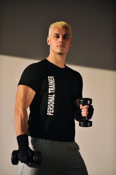 personal trainer man photo