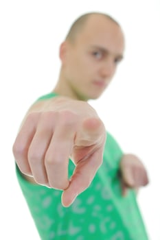 man fitness isolated photo