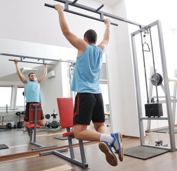 man fitness workout photo