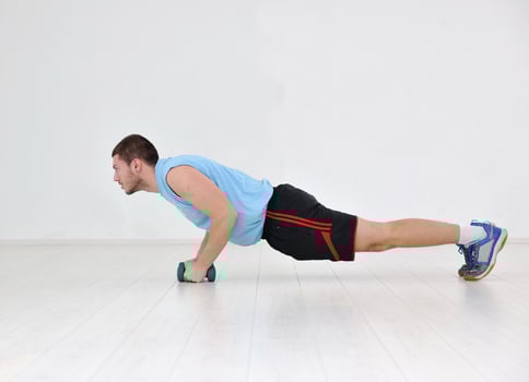 man fitness workout photo