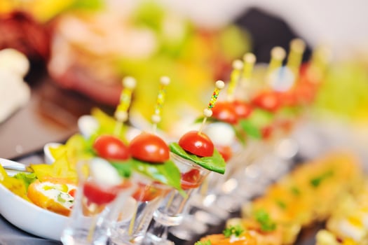 buffet food closeup photo