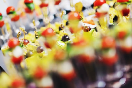 buffet food closeup photo